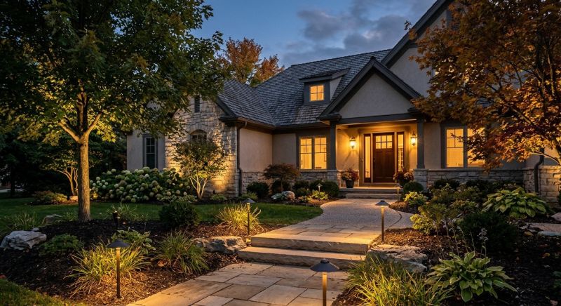 Courtyard Light Installation in Littleton, CO