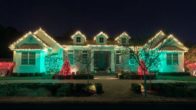 Completed Residential Holiday Lights