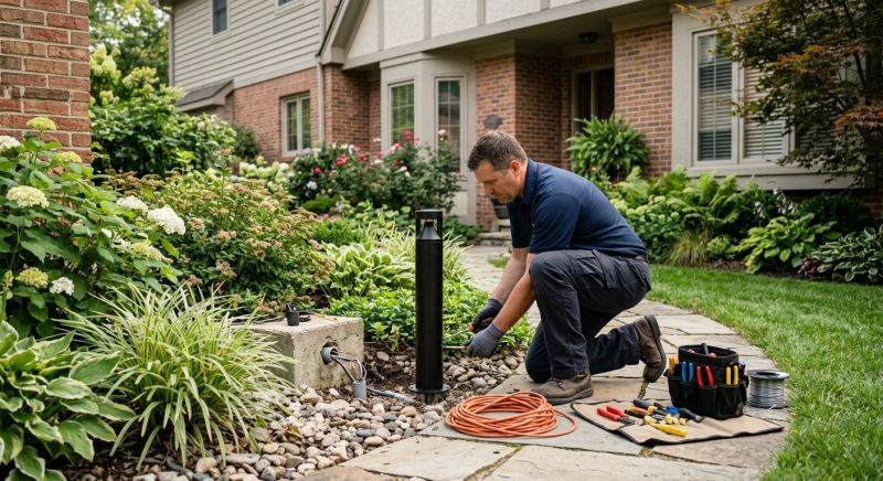 Yard Lights Installation in Olathe, KS